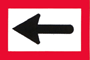 Vorgeschriebene Fahrtrichtung